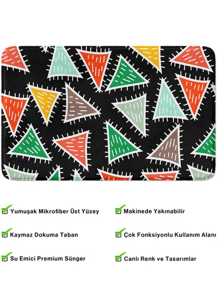 2'li Takım Banyo Paspası, Kaymaz Taban, Makinede Yıkanabilir, Banyo Halısı fırsatları