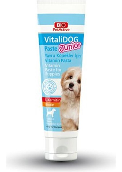 Bio Pet Active Pet Active Vitalidog Paste Yavru Köpekler Için Vitamin Macun 100 ml