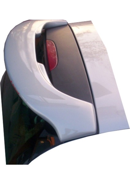 (Boyasız) Renault Clio 2 Cam Üstü Spoiler 1999-2004 Arasına Uyumludur