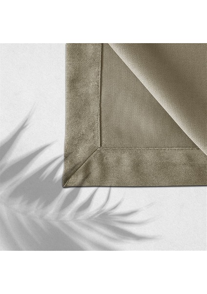 Kadife Dokulu Masa Örtüsü Haki Rengi fiyatları