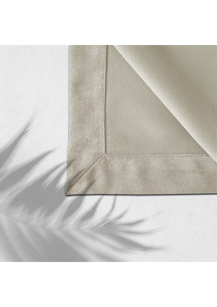 Kadife Dokulu Masa Örtüsü Krem fiyatları