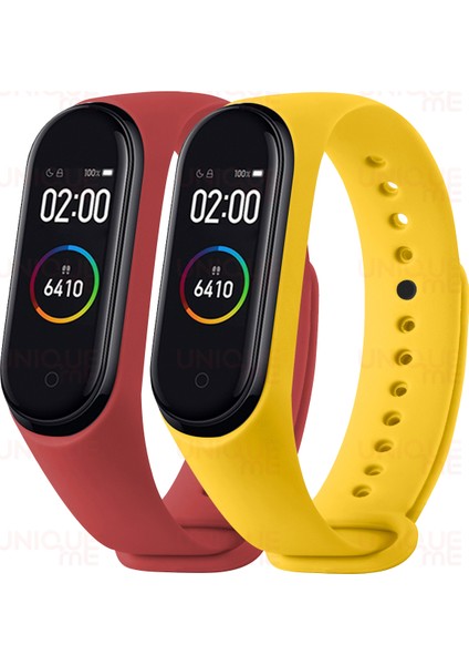 Xiaomi Mi Band 3 ve Mi Band 4 Uyumlu Yüksek Kalite Silikon Kordon