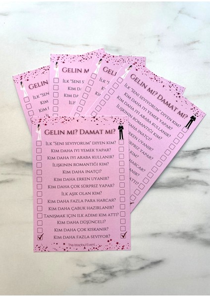 Gelin, Damat, Nedimeler Bekarlığa Veda Soru Kartları Seti - Oyun ve Eğlence Kartları Seti indirimleri