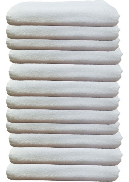 12'li Boya Tutmayan Mikrofiber El Yüz Spor Kuaför Havlusu 50X90 cm