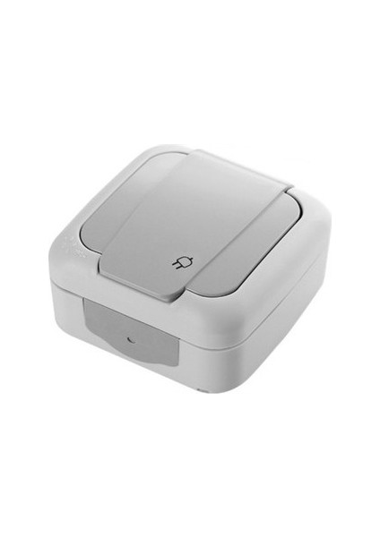 Palmiye Sıva Üstü Nemliyer Topraklı Priz