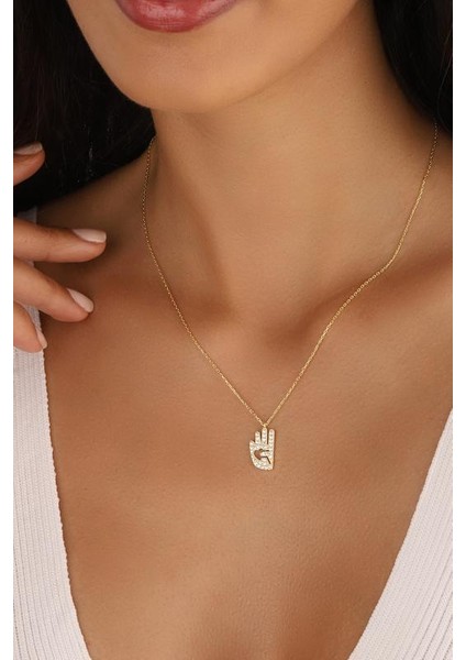 Rabia Işareti Gümüş Kolye modelleri