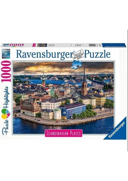 - Puzzle 1000 - Scandinavian Stockholm 1000 Parca Puzzle.