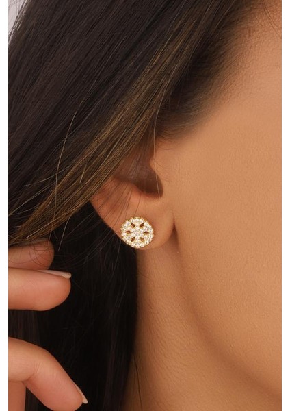 Kar Tanesi Gümüş Küpe