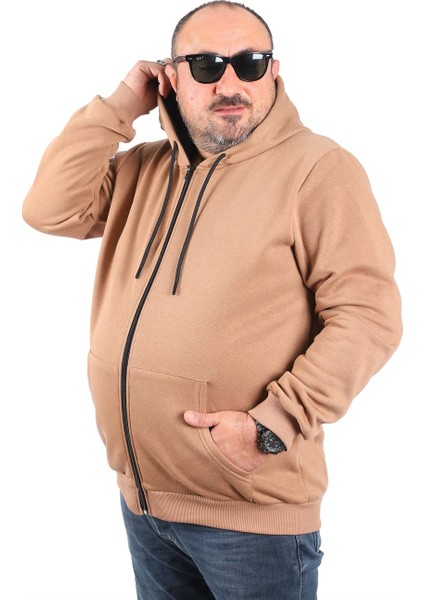 Mocgrande Büyük Beden Unisex Kapüşonlu 3ip Sweat 11701 S.kahve fiyatları