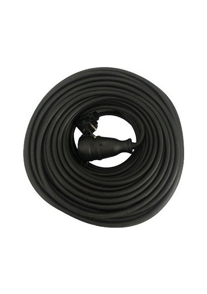 Seyyar 3x1,5 mm Fiş - Priz 7 Mt. Siyah