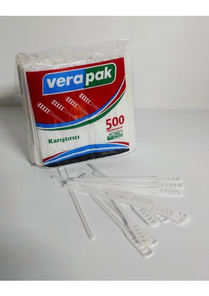 Plastik Şeffaf, Çay ve Kahve Karıştırıcı 1000 Li x 3 Paket