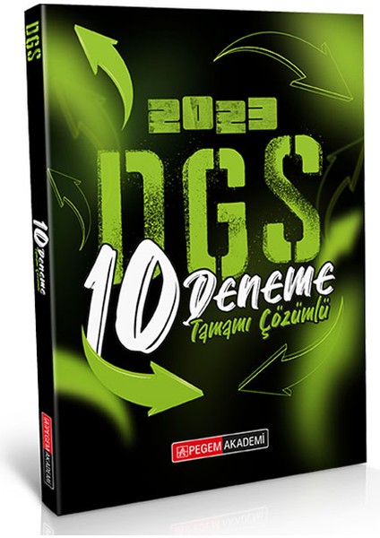 2023 DGS Tamamı Çözümlü 10 Deneme