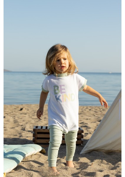 %100 Organik Pamuk "be Kınd" Oversize 8683169014181BODYSUIT