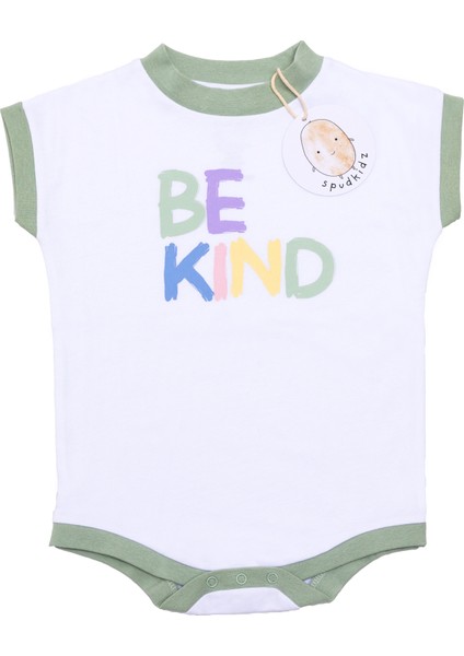 %100 Organik Pamuk "be Kınd" Oversize 8683169014181BODYSUIT