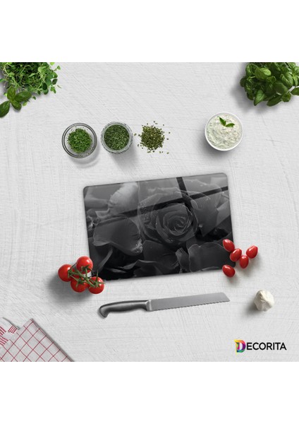 Karagül Desen | Cam Kesme Tahtası - Cam Kesme Tablası | 20 cm x 30 cm