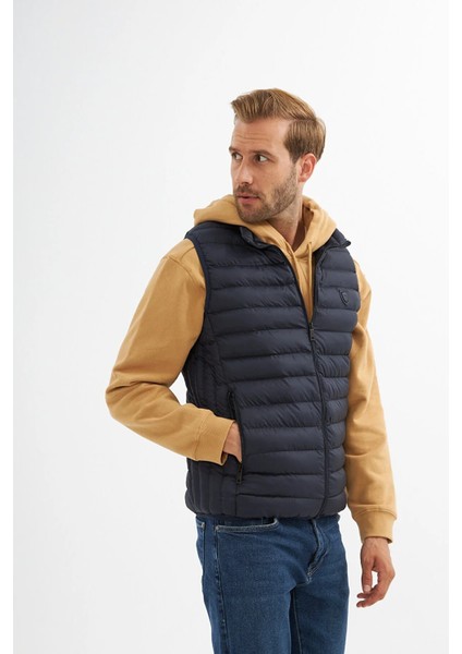 Mevsimlik Şişme Yelek Lacivert - 127DNGR