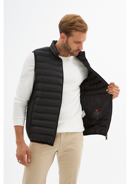 Mevsimlik Şişme Yelek Siyah - 127DNGR fırsatları