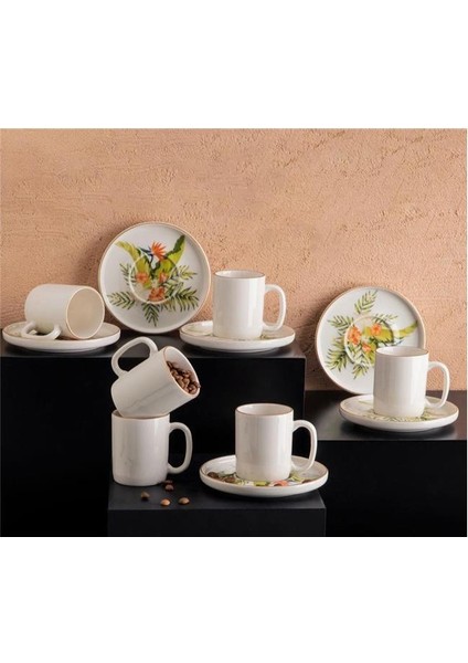 N3209 Amazon Porselen Kahve Fincan Takımı