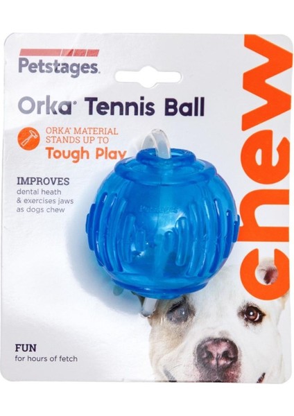 Orka Tenis Ball (Patentli Orka Malzemesi, Sağlığa Zararsız, İçine Ödül Konulabilir,Süper Esnek Top, Köpek Oyuncağı)