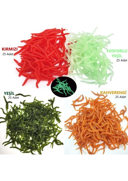 Olta Balıkçılık 4cm 2mm Silikon Solucan Yapay Yem fiyatları