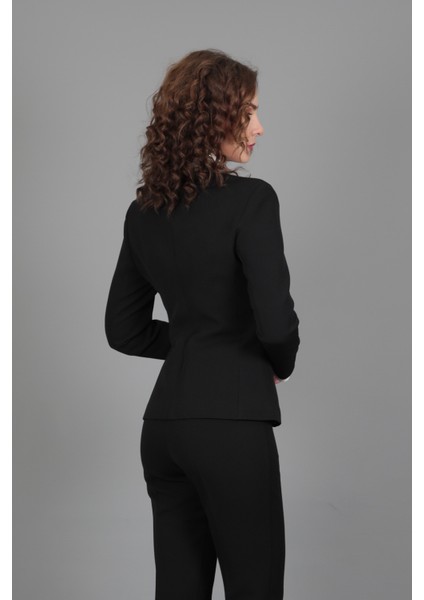 Bebe Yaka Konbin Renkli Ceket-Siyah indirimleri