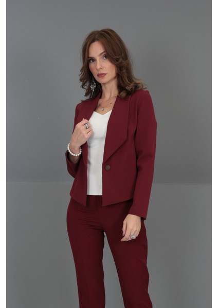 Mini Ceket-Bordo indirimleri