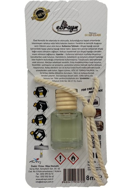 Asma Oto Koku Yaz Rüzgarı 8ml fiyatları