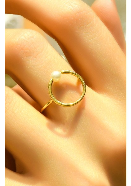 Incili Halka Yüzük 14 Ayar ATS8023 fiyatları