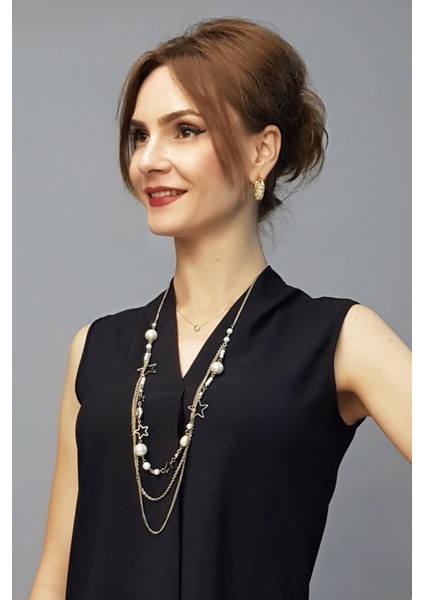 V Yaka Omuz Pileli Kolsuz Bluz-Siyah modelleri