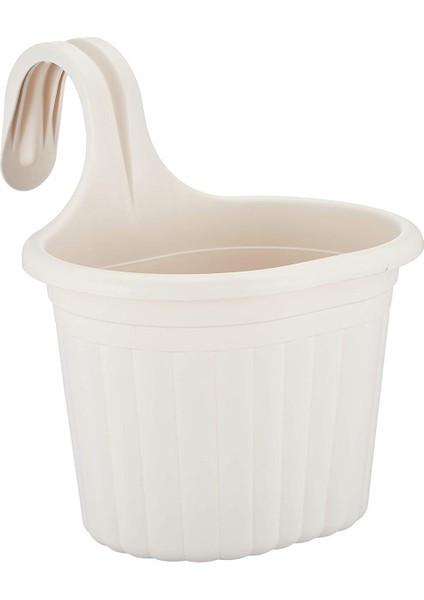 2 Adet 3 Litre Askılı Balkon Küpeşte Saksısı Seti Plastik Askı Saksı Set Tombik No1 fiyatları