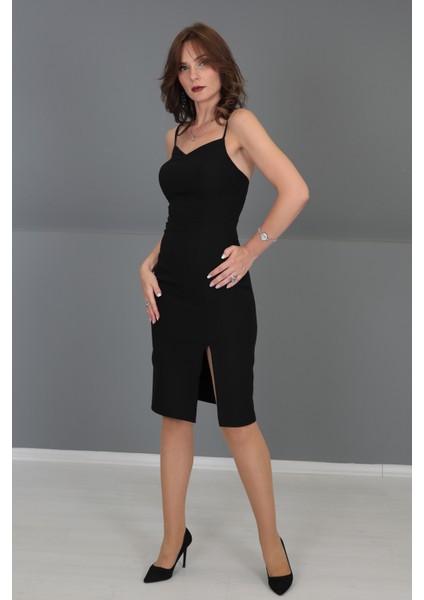 Askılı Elbise-Siyah fiyatları