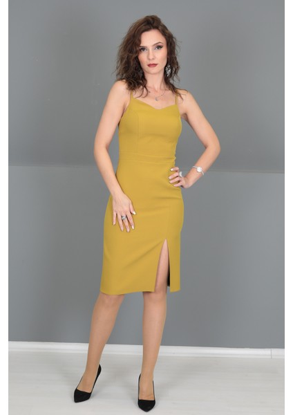 Askılı Elbise-Fıstık