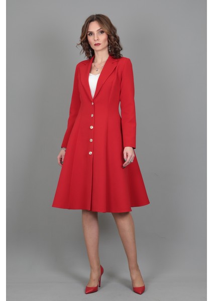 Prenses Elbise-Kırmızı