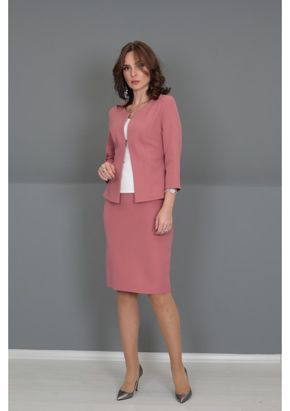 Düz Dar Etek-Gül Kurusu fiyatları