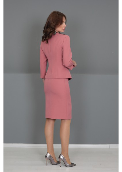 Düz Dar Etek-Gül Kurusu modelleri