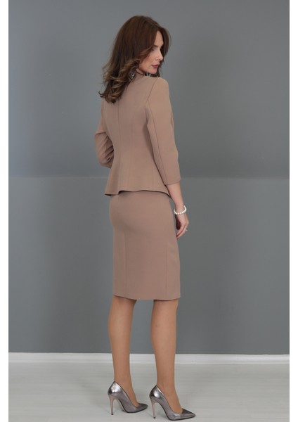 Düz Dar Etek-Karamel modelleri