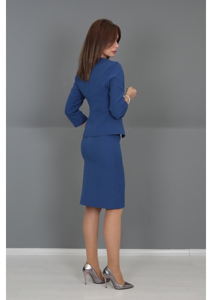 Düz Dar Etek-İndigo modelleri