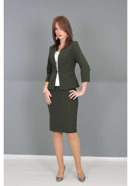 Düz Dar Etek-Haki fiyatları