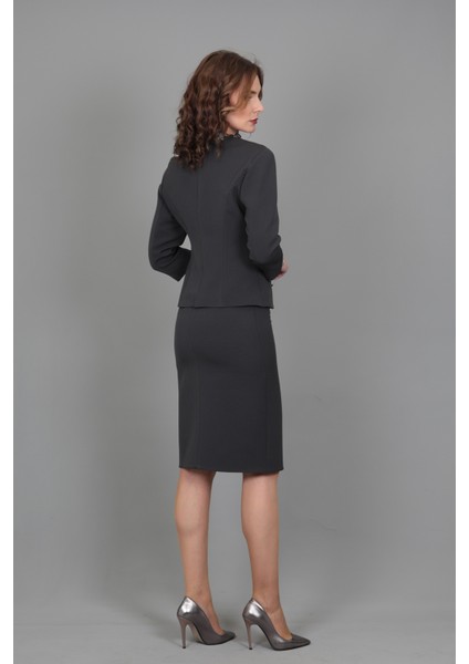 Düz Dar Etek-Füme modelleri