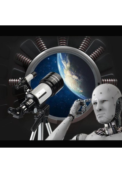 Refraktör Teleskop Tamamen Kaplı Cam Optikler Bard Film Çocuklar Için Astronomi Tip D (Yurt Dışından) modelleri