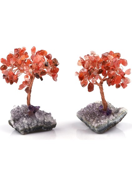 Ametist - Akik Doğal Taş Tel Sarmalı Tasarım Ağaç fiyatları