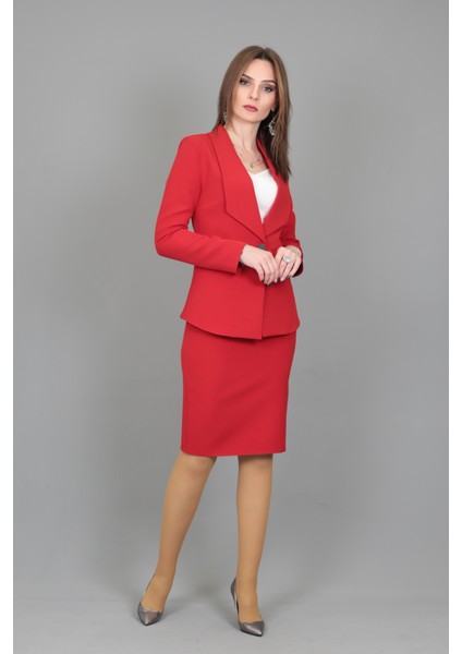 Düz Dar Etek-Kırmızı fiyatları
