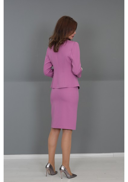 Düz Dar Etek-Leylak modelleri