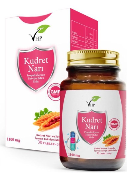 Vhp Kudret Narı Propolis 33 Gr Tablet 30'Lu
