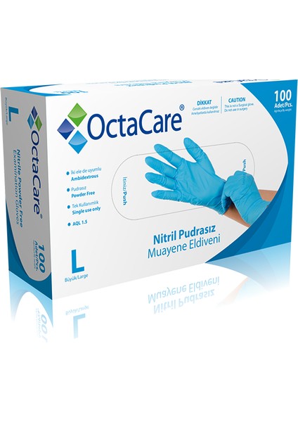 Nitril Eldiven Medium 100 Lü