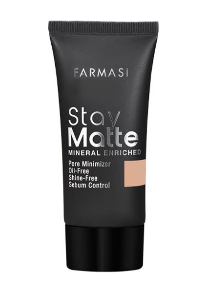 Stay Matte Fondöten 02 Porcelaın