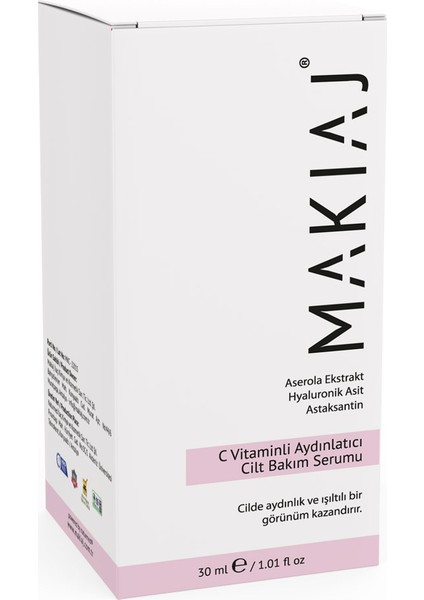 C Vitaminli Aydınlatıcı Cilt Bakım Serumu