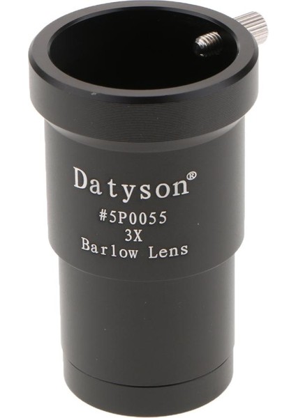 1.25" (31.7mm) 3x Barlow Lens Metal Astronomi Teleskop Gözenli Siyah (Yurt Dışından)