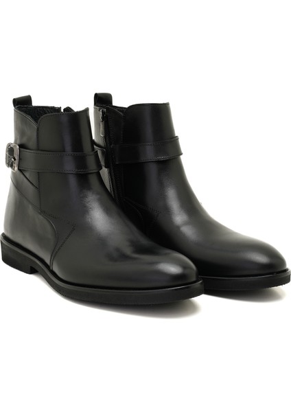 Willshire Siyah Erkek Deri Bot