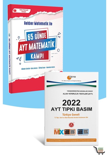 Rehber Matematik  65 Günde AYT KAMPI 2025 + 2022 AYT Tıpkı Basım